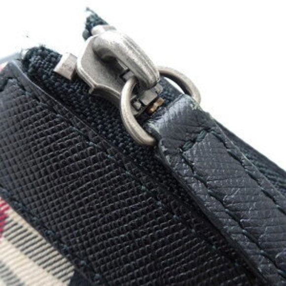 BURBERRY Shoulder bag Nova check canvas leather beige black - Picture 5 of 8